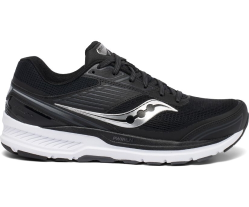 Tenis Saucony Echelon 8 Extra Wide Hombre Zapatillas Running Negras / Blancas México MX-739-SI
